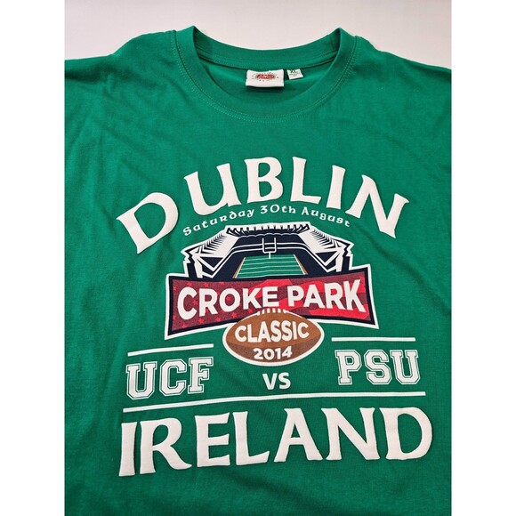 PENN STATE FOOTBALL XL 2014 Croke Park Classic Dublin Ireland UCF vs PSU Tee Top - Picture 2 of 5